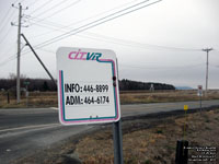 Panneau d'arr�t d'autobus CIT Vall�e du Richelieu bus stop sign